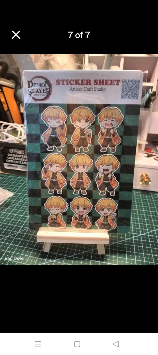 Demon Slayer Sticker Sheets