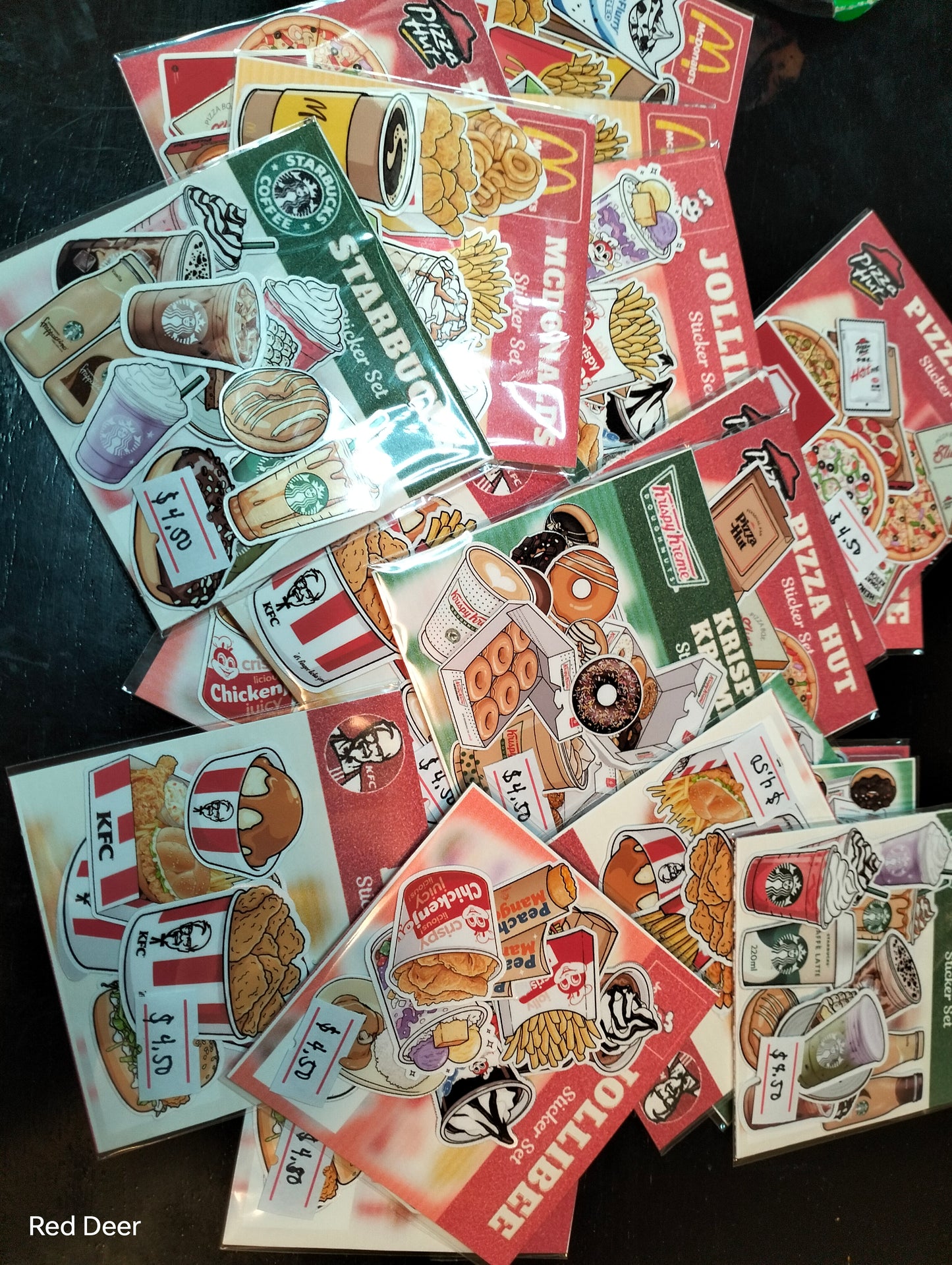 Fast Food sticker set 2 (Mcdo)