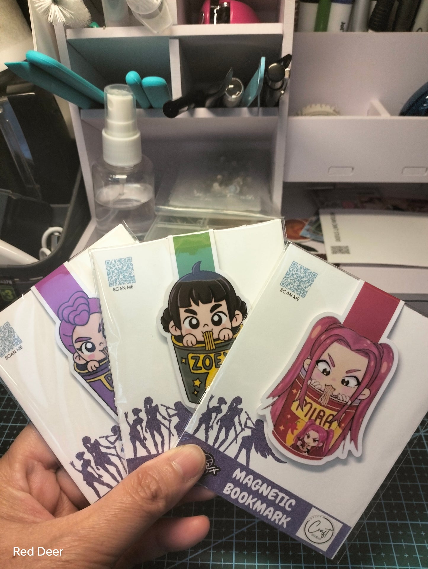 Huntrix Magnetic Bookmark
