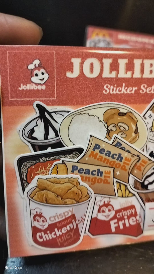 Fast Food sticker set (Jollibee)