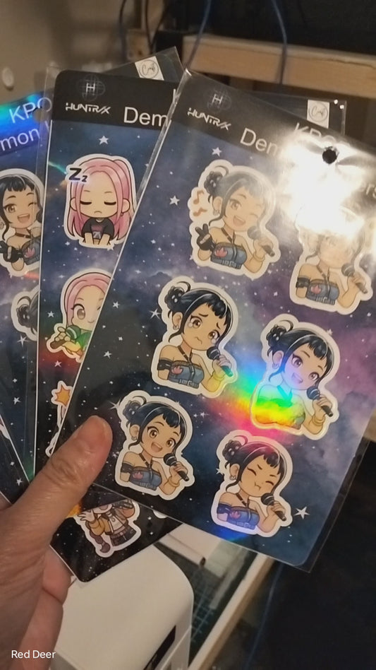 Huntrix Sticker Sheet