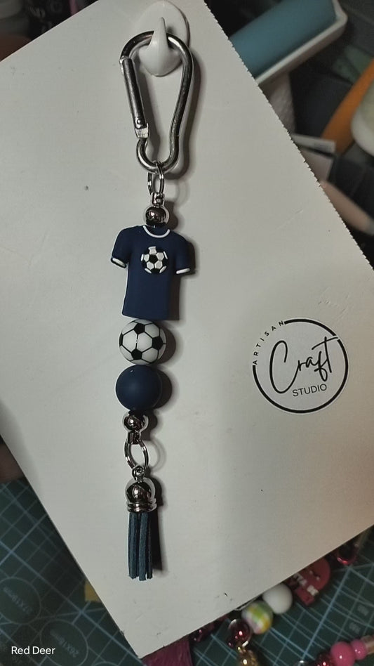 Soccer theme keychain