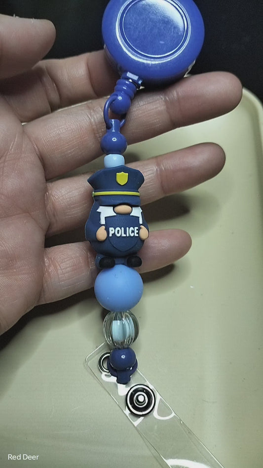 Police beaded badge