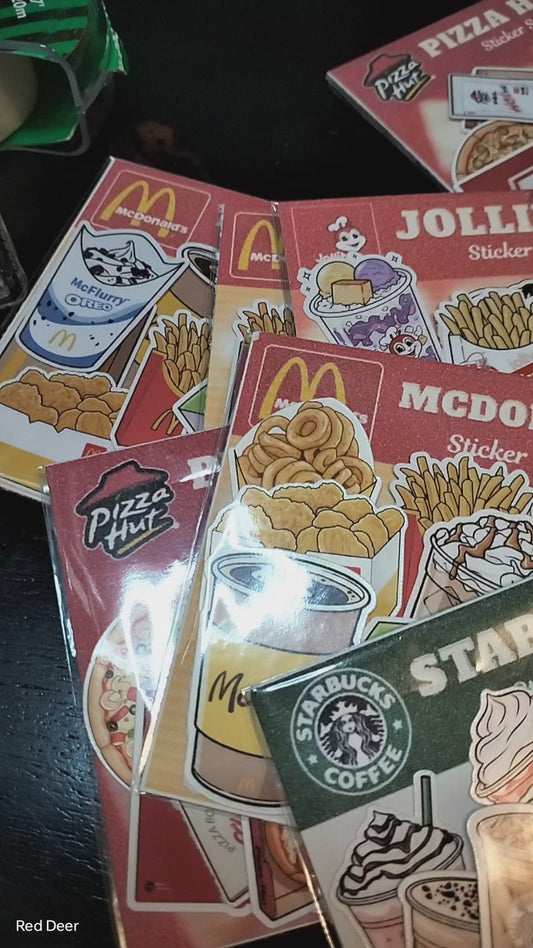 Fast Food sticker set 5 (KFC)