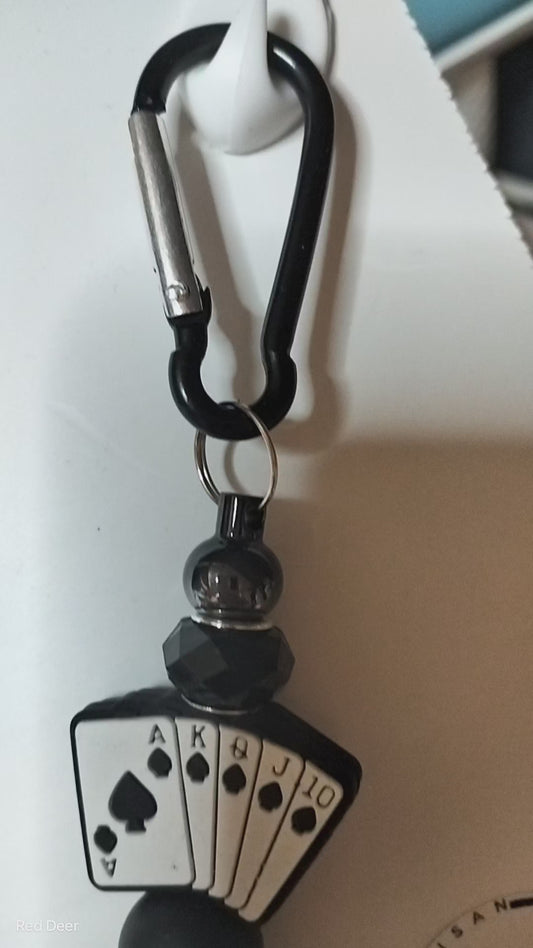 Playing Cards Keychain