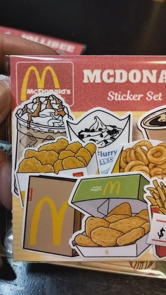 Fast Food sticker set 2 (Mcdo)