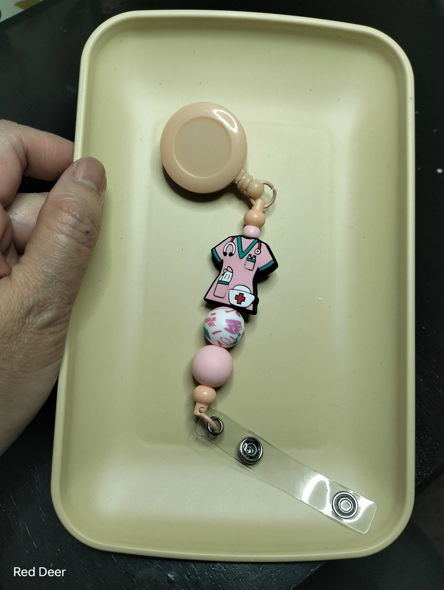 Nurse Beaded Badge