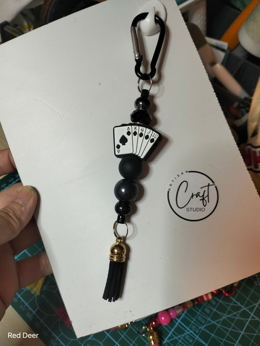 Playing Cards Keychain