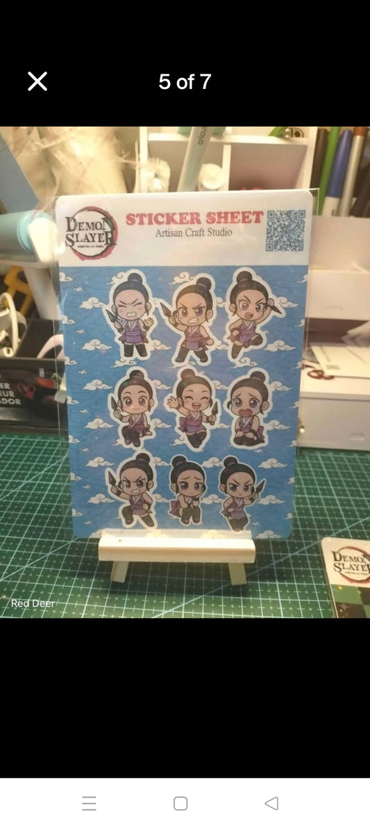 Demon Slayer Sticker Sheets