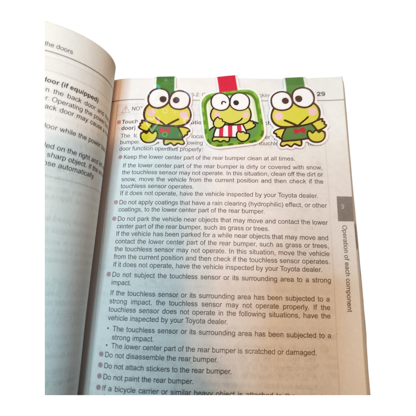 Keroppi Magnetic Bookmark