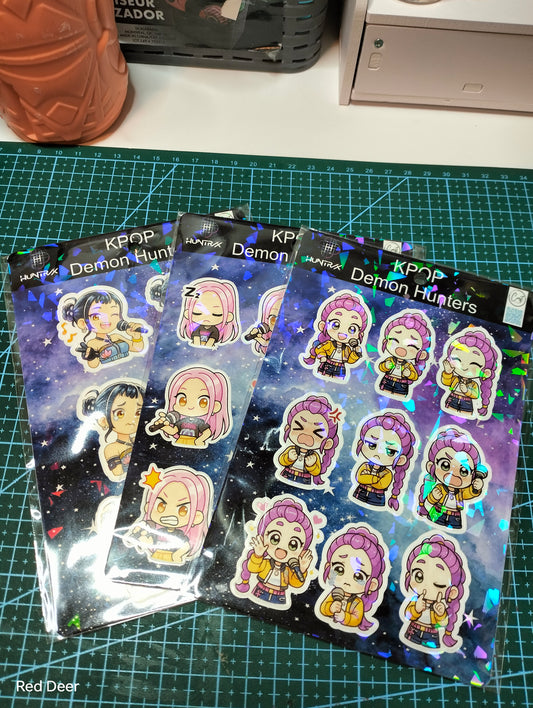 Huntrix Sticker Sheet